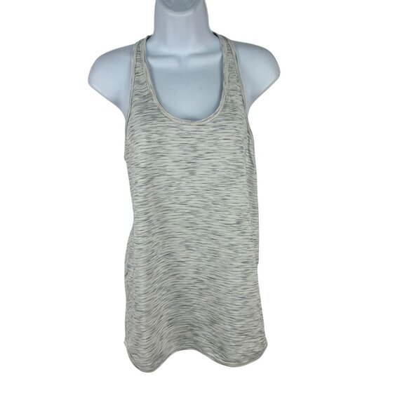 lululemon athletica Tops - Lululemon Womens Gray Patterned Racerback Tank Top Size S